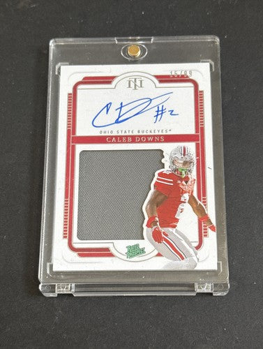 2025 National Treasures Collegiate Caleb Downs Patch ON CARD Auto /99 Ohio State