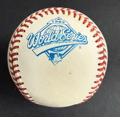 Greg Maddux Signed Official 1995 World Series Baseball Goldin Coa Braves HOF