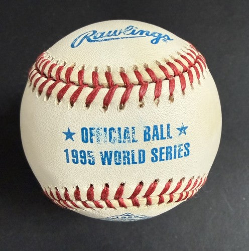 Greg Maddux Signed Official 1995 World Series Baseball Goldin Coa Braves HOF