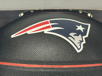 Aaron Hernandez Signed NFL Patriots Logo Football Mint Auto JSA LOA