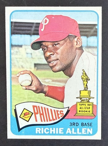 1965 TOPPS #460 RICHIE ALLEN PHILLIES WOW Razor Sharp READ Indent Line Nm