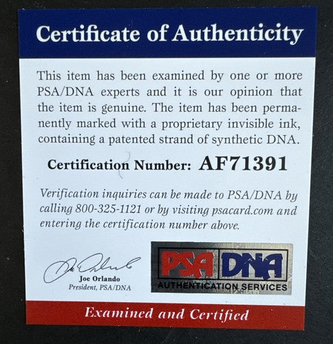 James Leavelle Signed Dallas Police Dept Business Card Auto Oswald / Kennedy Psa