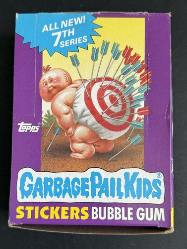 1987 Topps Garbage Pail Kids Series 7 Complete 48 Wax Pack Box GPK Crisp Clean