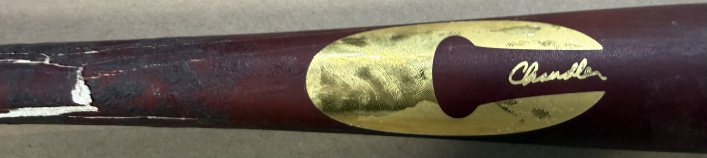 Pete Alonso Signed Game Used Chandler Axe Bat Mets Polar Bear Auto Fanatics MLB