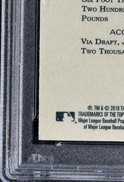Pete Alonso Signed 2019 Allen & Ginter RC PSA 10 Auto Grade Mets Orioles Rookie