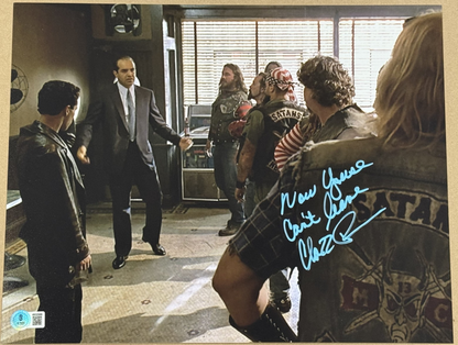 Chazz Palminteri Signed 11x14 Photo Now Youse Cant Leave Auto BAS COA Bronx Tale