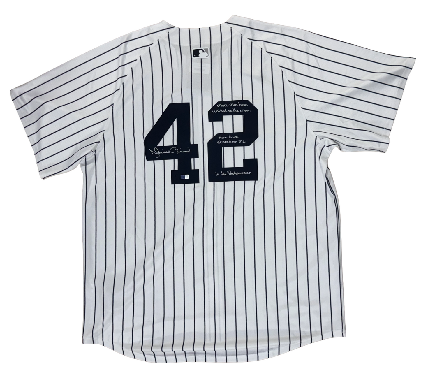 Mariano Rivera Yankees #42 Signed Nike Jersey Men Walked On Moon Auto Steiner