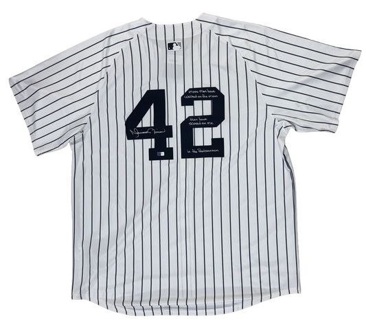 Mariano Rivera Yankees #42 Signed Nike Jersey Men Walked On Moon Auto Steiner