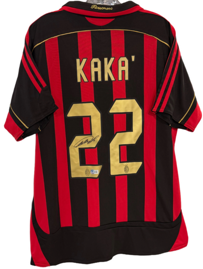 Ricardo Kaka Signed ClimaCool AC Milan Jersey #22 Auto BAS COA
