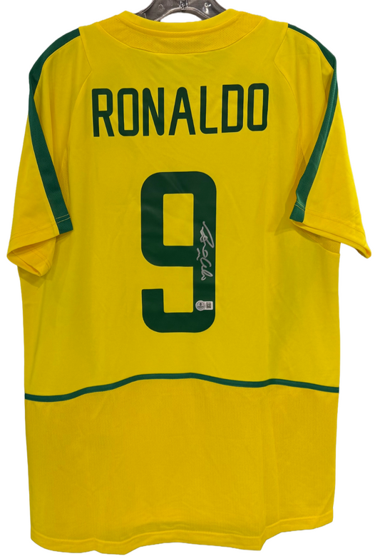 Ronaldo Nazario Signed Nike Brazil CBF  #9 Jersey Mint Auto BAS COA