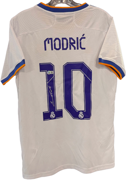 Luka Modric Signed Adidas AeroReady Real Madrid CF #10 Jersey M Auto BAS COA