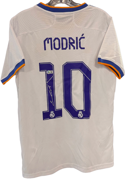 Luka Modric Signed Adidas AeroReady Real Madrid CF #10 Jersey M Auto BAS COA