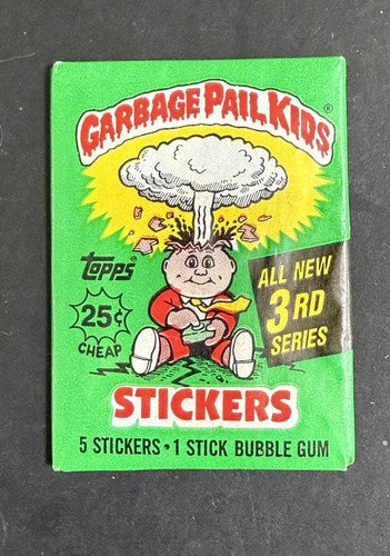 Garbage Pail Kids 3rd Series wax pack OS3 GPK 1986 factory sealed original
