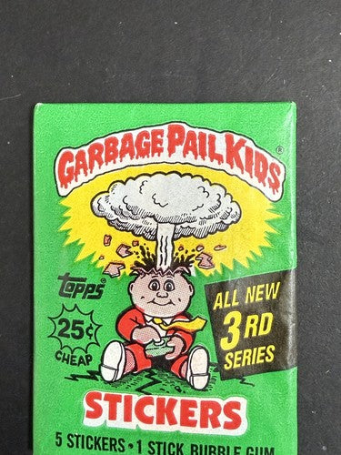 Garbage Pail Kids 3rd Series wax pack OS3 GPK 1986 factory sealed original