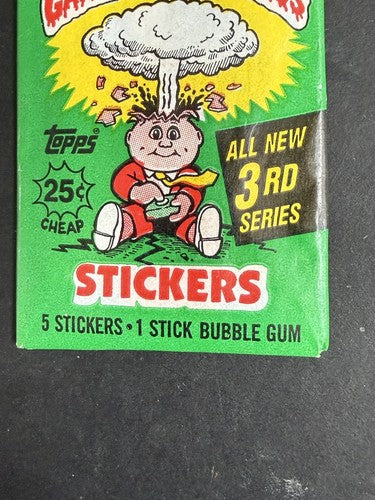 Garbage Pail Kids 3rd Series wax pack OS3 GPK 1986 factory sealed original