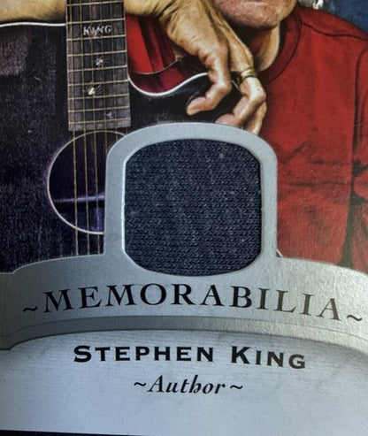 2017 Upper Deck Goodwin Champions Memorabilia Stephen King #M-SK 7 Writer Mint