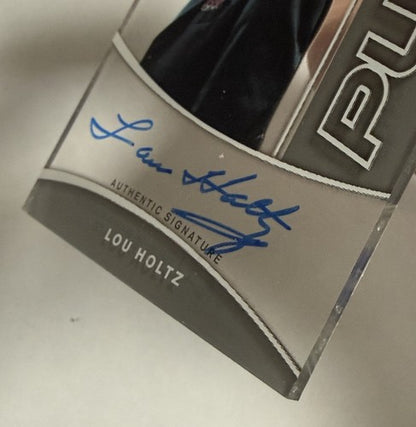 2015 Leaf Trinity Pure Lou Holtz #PA-LH1 Auto Sp Fighting Irish Mint HOF Coach