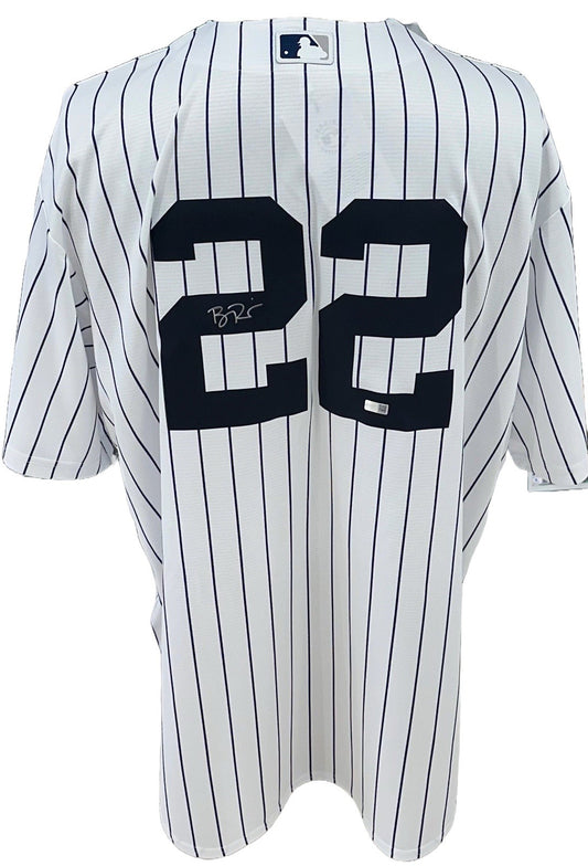 Ben Rice Signed New York Yankees Nike Jersey #22 Mint Rookie Auto Steiner COA