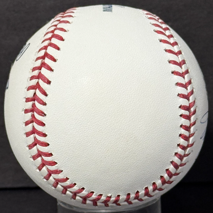 Mike Piazza Signed #31 Retirement Logo Baseball MLB & Fanatics Coa Ny Mets HOF