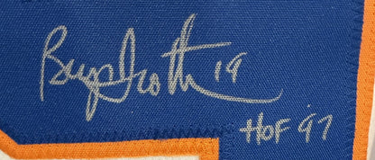 Bryan Trottier Signed Jersey 8 Stat MVP HOF ROY 524 AUTO Islanders Steiner COA