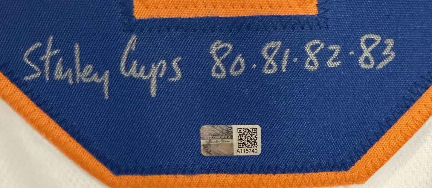 Bryan Trottier Signed Jersey 8 Stat MVP HOF ROY 524 AUTO Islanders Steiner COA