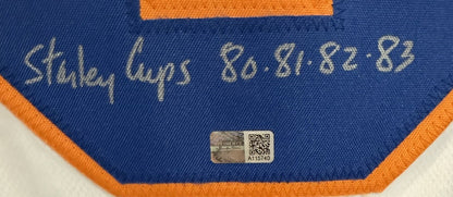 Bryan Trottier Signed Jersey 8 Stat MVP HOF ROY 524 AUTO Islanders Steiner COA