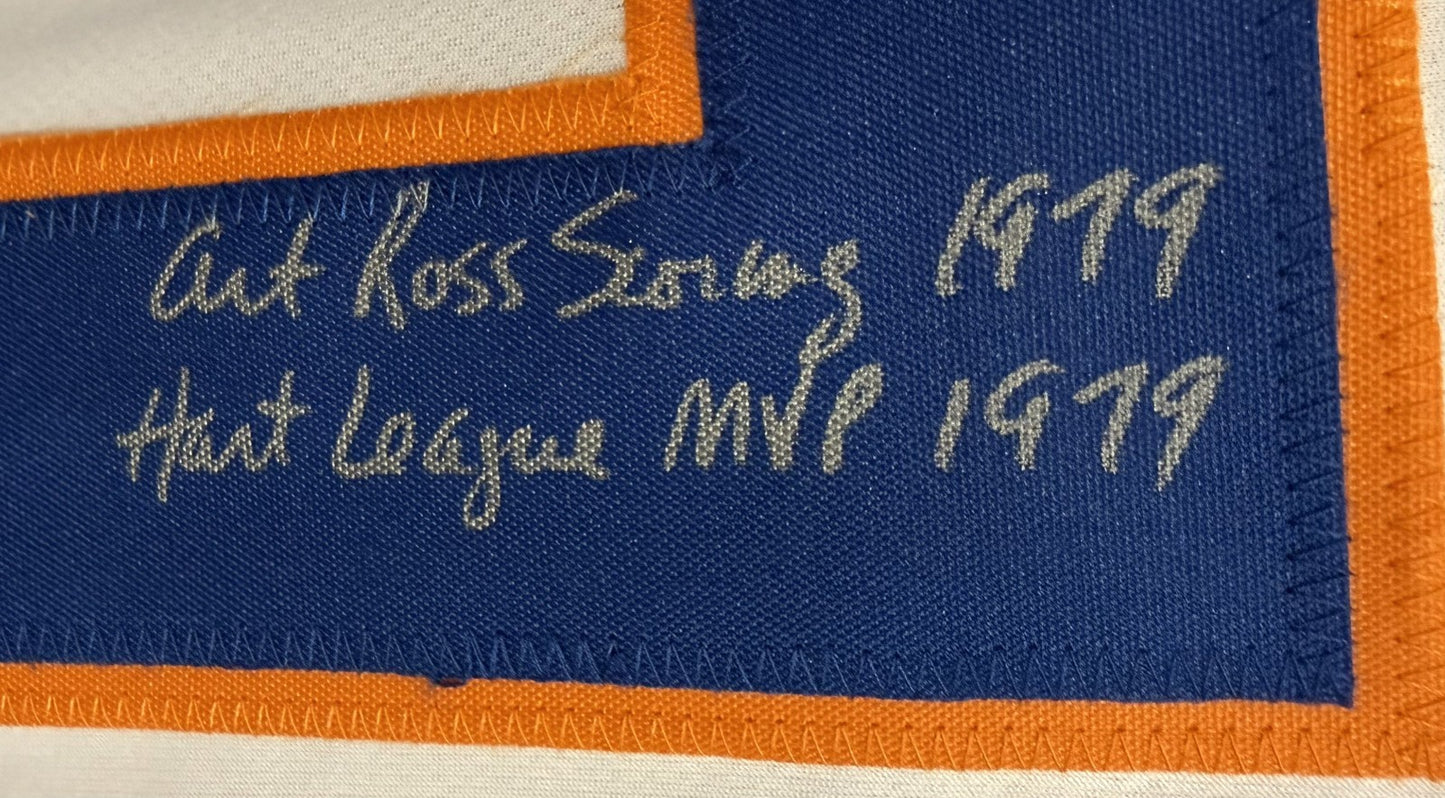 Bryan Trottier Signed Jersey 8 Stat MVP HOF ROY 524 AUTO Islanders Steiner COA