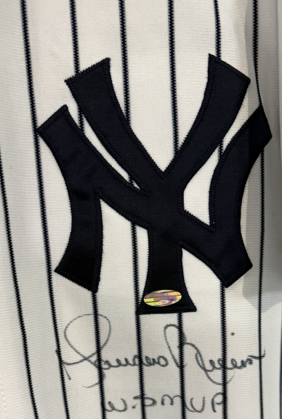 Mariano Rivera Signed Russell Authentic  Yankee Jersey WS MVP Auto Steiner Coa