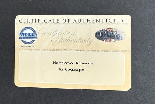 Mariano Rivera Signed Russell Authentic  Yankee Jersey WS MVP Auto Steiner Coa