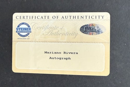 Mariano Rivera Signed Russell Authentic  Yankee Jersey WS MVP Auto Steiner Coa