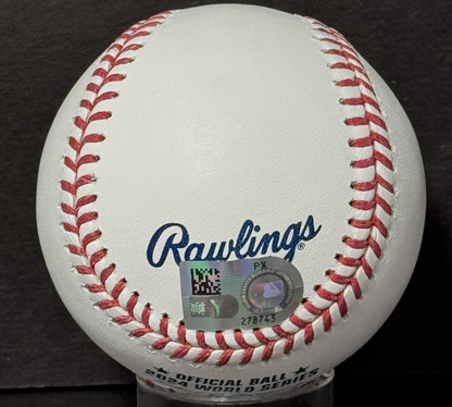 Freddie Freeman Signed 2024 World Series Logo Baseball Dodgers MVP Auto MLB COA