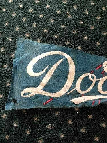 Brooklyn Dodgets Vintage Original Pennant  Worn