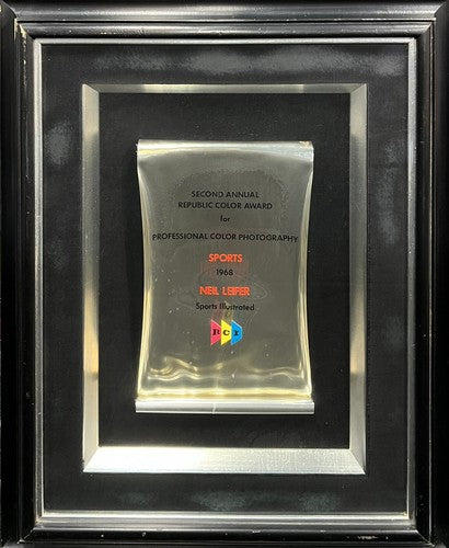 Neil Leifer 1968 SI Framed Original Award Photographer Muhammad Ali Liston 1/1