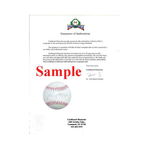 Dave Stewart Signed Official AL Baseball Dodgers WS MVP Autograph Cbm COA
