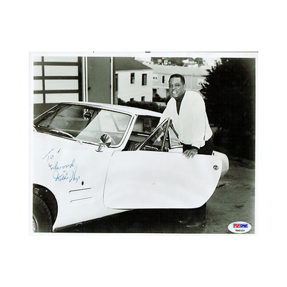 Willie Mays Signed VINTAGE Autograph 8x10 Original Photo With car PSA COA Hof