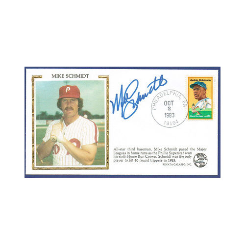 Mike Schmidt Signed Auto Envelope