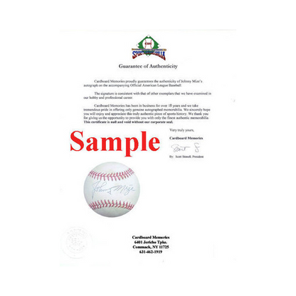 Billy Herman Signed ONL Giamatti Baseball Brooklyn Dodgers hof  Auto cbm COA