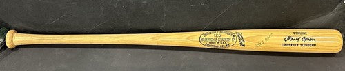 Hank Aaron Braves Signed Louisville Slugger Pro Model Bat Auto HOF JSA LOA