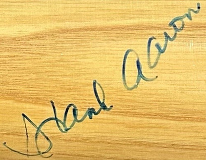 Hank Aaron Braves Signed Louisville Slugger Pro Model Bat Auto HOF JSA LOA