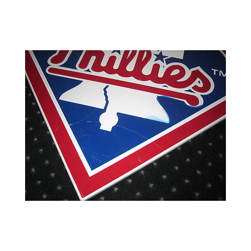 Philadelphia Phillies Team Wood 27x29 Board Great for Autograph schmidt Howard