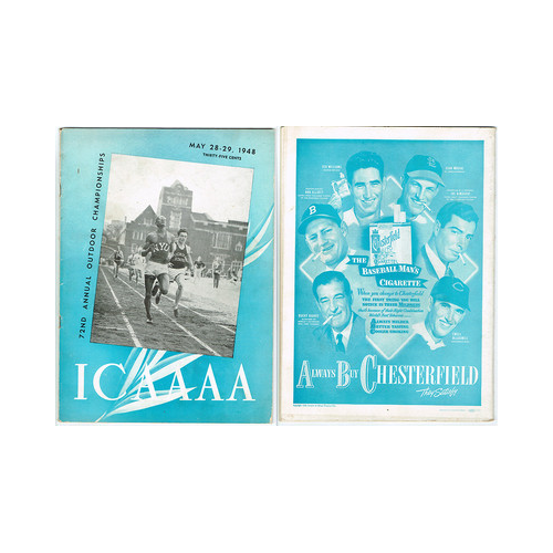1948 ICAAAA Track Brooklyn Eagle Press Complete Original Program