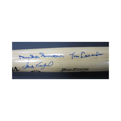 Brooklyn Dodgers Signed Hof Bat Sandy Koufax Snider Lasorda Reese 5 Auto JSA Coa