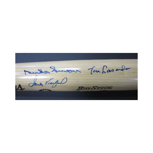 Brooklyn Dodgers Signed Hof Bat Sandy Koufax Snider Lasorda Reese 5 Auto JSA Coa