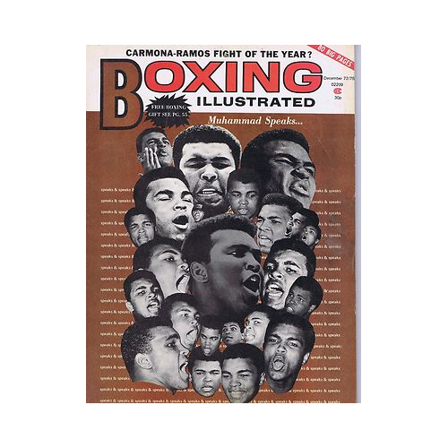 Muhammad Ali Boxing Illustrated fight Magazine program Mint December 1972