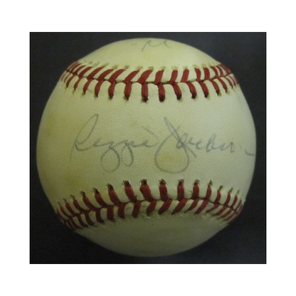 Reggie Jackson Signed Inscribed Happiness 2 U AL MacPhail Baseball Auto CBM COA