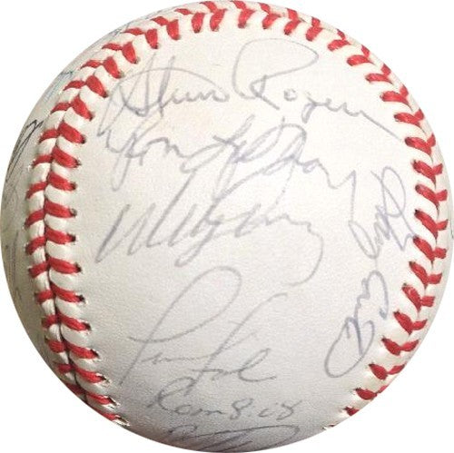 1988 Mets Old Timers Signed ONL Baseball  gary Carter robinson Boudreau 24 auto