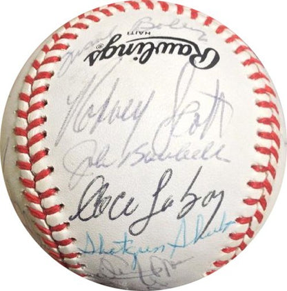 1988 Mets Old Timers Signed ONL Baseball  gary Carter robinson Boudreau 24 auto