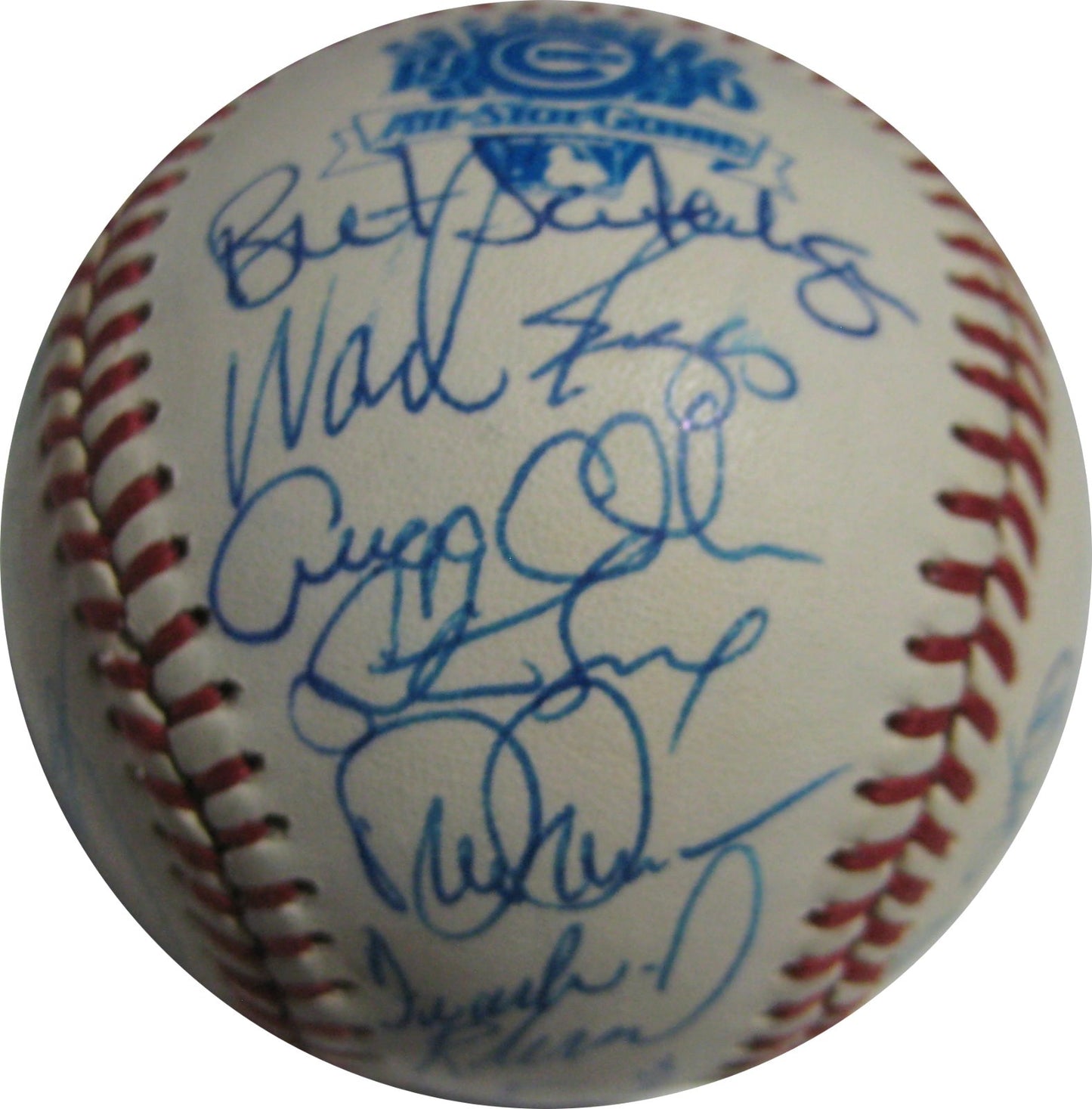 1990 AL ALL Star Team Signed Baseball McGwire Kirby Puckett Roger Clemens PSA