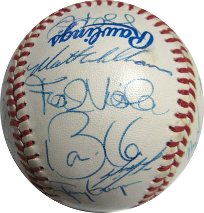 1990 NL All Star Team Signed Baseball Tony Gwynn LARKIN Barry Bonds 33 Auto PSA