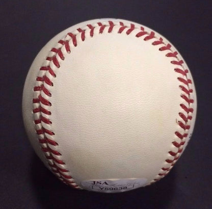 Sandy Amoros Signed 1955 Brooklyn Dodgers WS NL Baseball RARE MINT Auto JSA LOA